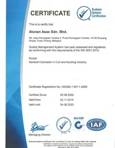 ISO:9001 Quality (QMS)